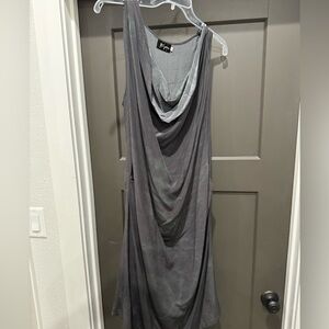 Johnny Was / Biya Mid Length Black dress 100% Silk - Size L